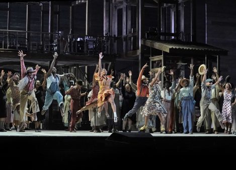 A scene from the Gershwin's "Porgy and Bess." Photo: Ken Howard / Met Opera