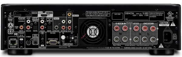Denon S-5BD: Rear Panel Denon S-5BD: Rear Panel
