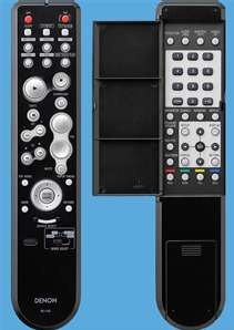 Denon S-5BD Remote Control: Front and Rear Denon S-5BD Remote Control: Front and Rear