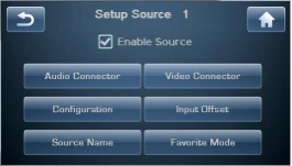 Classé Sigma-SSP Initial Source Setup Home Page