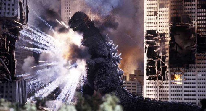 Publicity still of Godzilla from 'The Return of Godzilla' (1984)