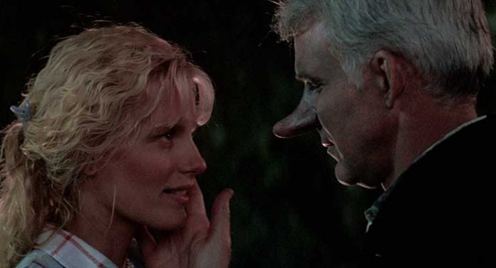 (L-R) Daryl Hannah and Steve Martin star in Roxanne (1987)
