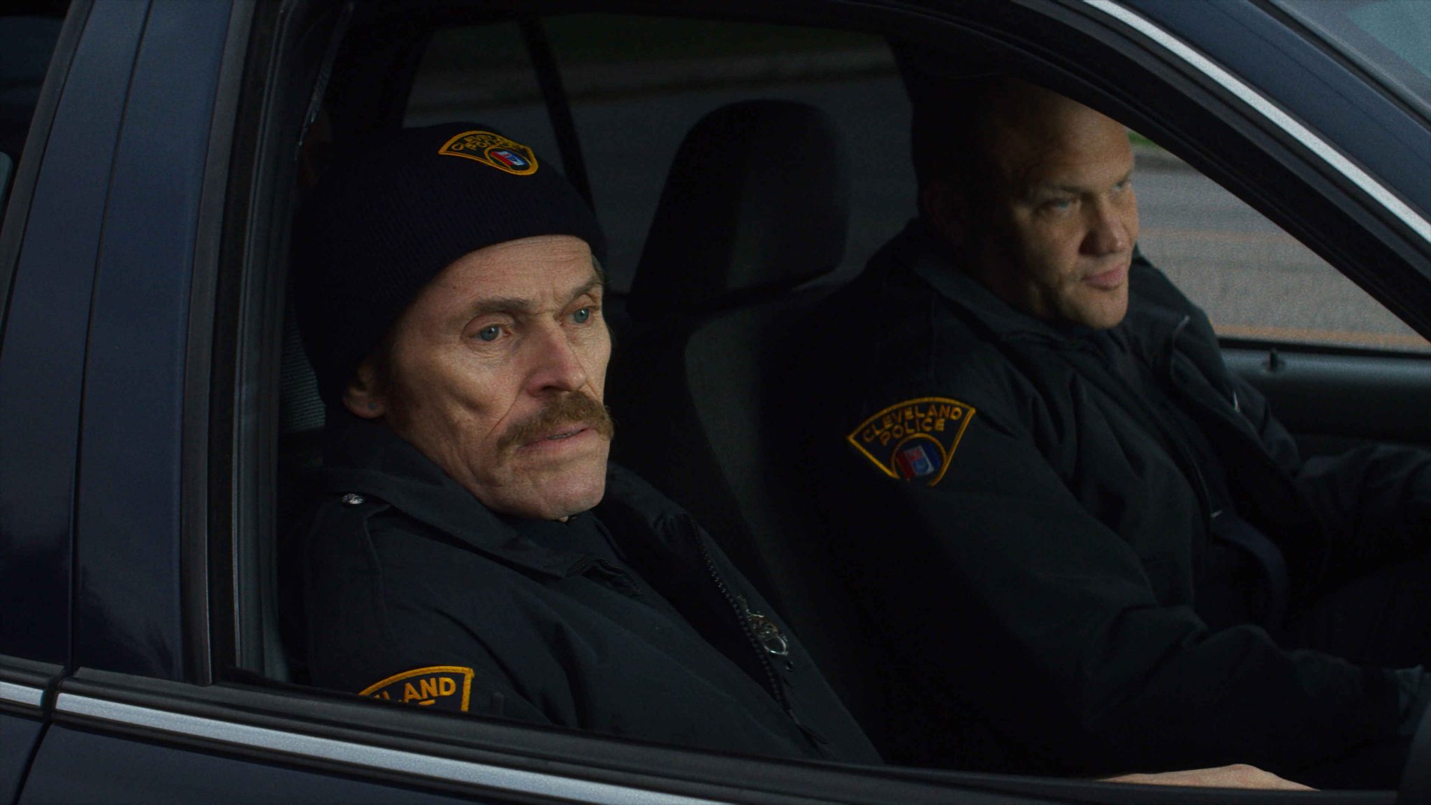 (L-R) Willem Dafoe and Christopher Matthew Cook in Dog Eat Dog (2016)