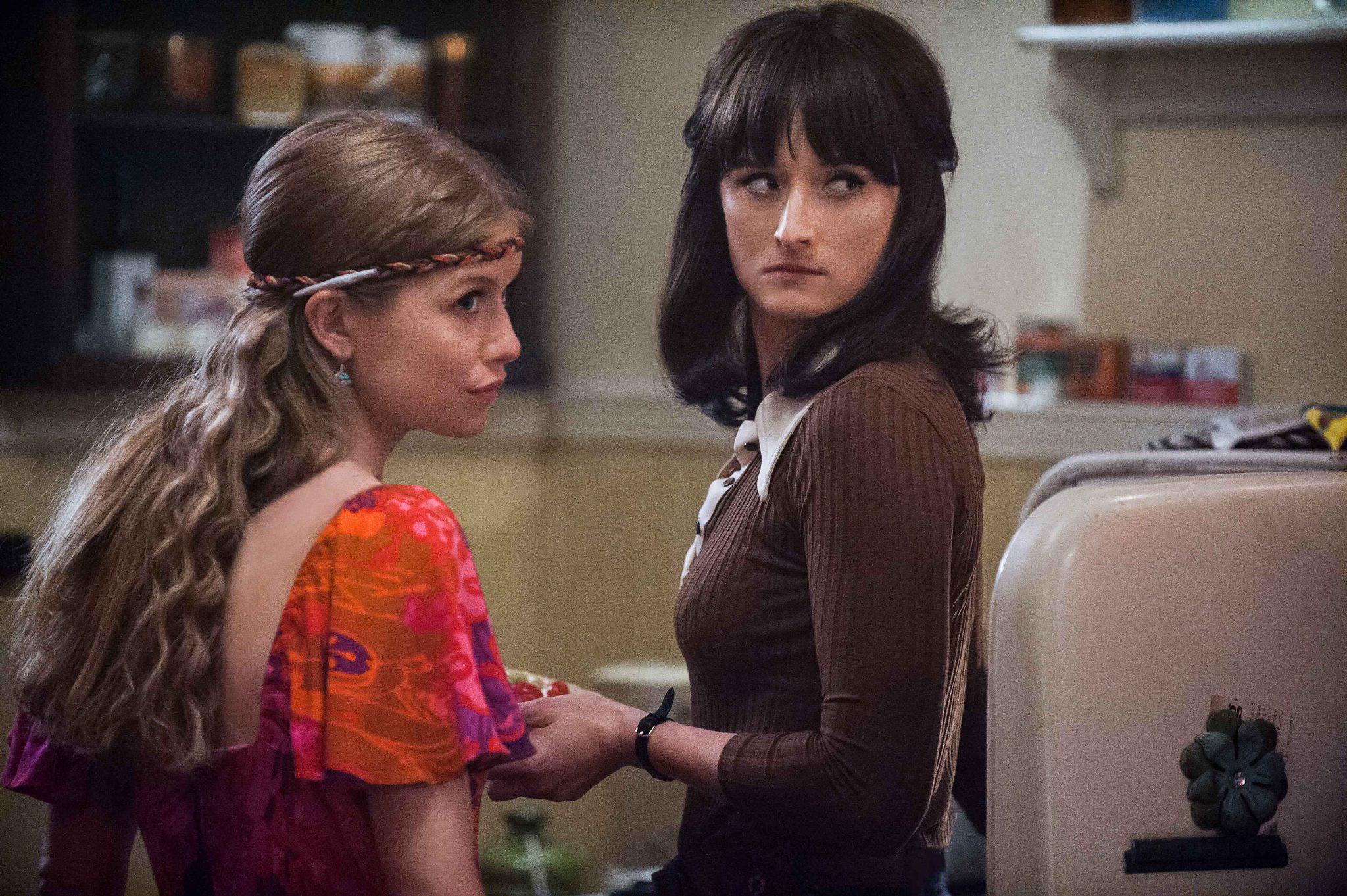 Genevieve Angelson and Grace Gummer in Good Girls Revolt: Season One. Courtesy of Amazon Prime Video.