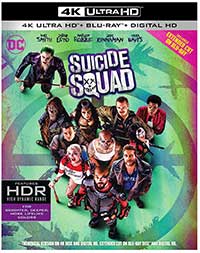 Suicide Squad (2016) 4K Ultra HD Blu-ray Disc Cover Art