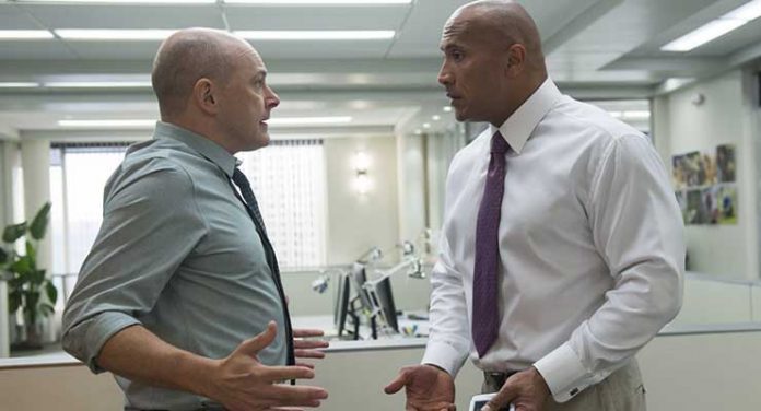 Dwayne Johnson and Rob Corddry in Ballers (2015)