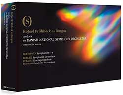 Beethoven: The Symphonies -- Danish National Symphony Orchestra, Rafael Fruehbeck de Burgos Blu-ray Disc Box Set Packshot