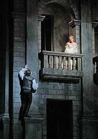 Vittorio Grigolo as Roméo and Diana Damrau as Juliette in Gounod's Roméo et Juliette. Photo by Ken Howard/Metropolitan Opera. From Romeo et Juliette (January 21)