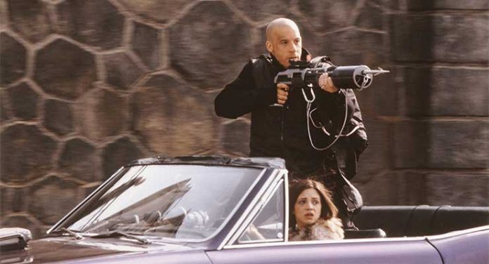 Vin Diesel and Asia Argento in XXX (2002)