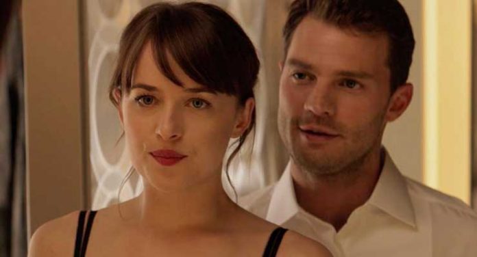 Dakota Johnson and Jamie Dornan in Fifty Shades Darker (2017)