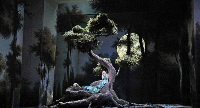 Kristine Opolais in the title role of Dvořák's Rusalka. Photo by Ken Howard/ Metropolitan Opera. From Rusalka (February 25, 2017)