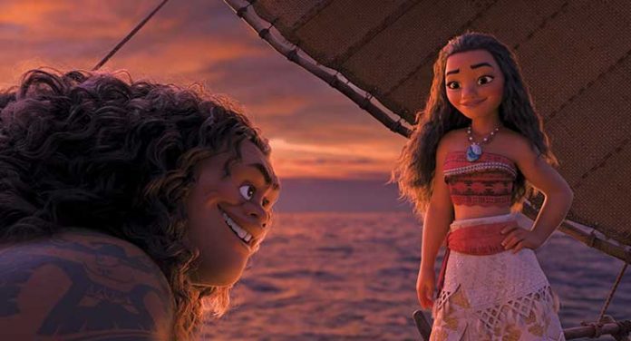 Maui and Moana from Walt Disney's Moana (2016)