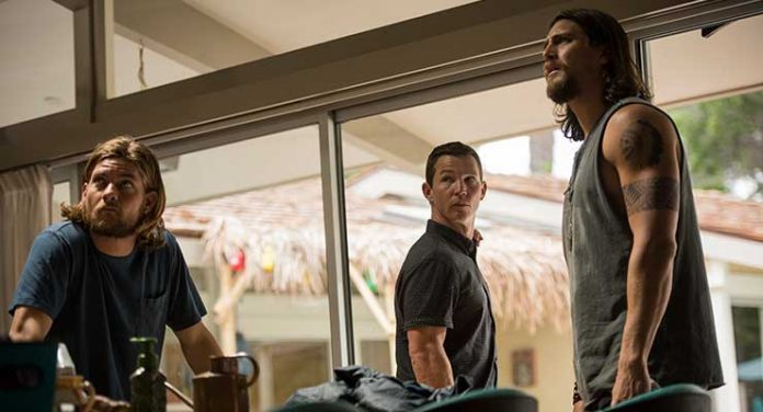 Shawn Hatosy, Jake Weary, and Ben Robson in Animal Kingdom (2016)
