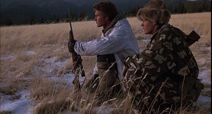 Patrick Swayze and Charlie Sheen in Red Dawn (1984)