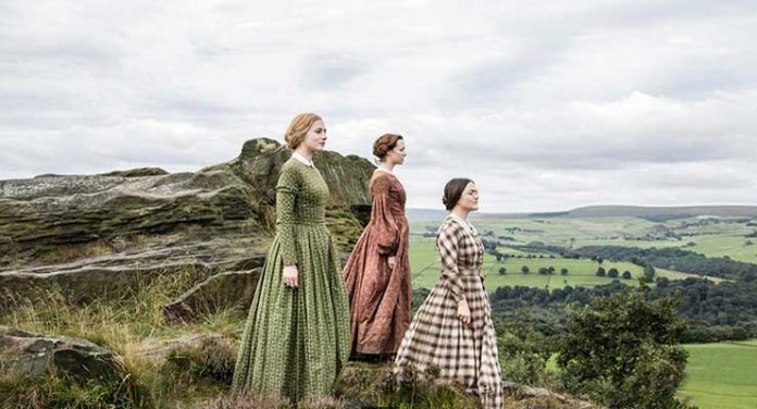 Finn Atkins, Charlie Murphy, and Chloe Pirrie in To Walk Invisible: The Brontë Sisters (2016)