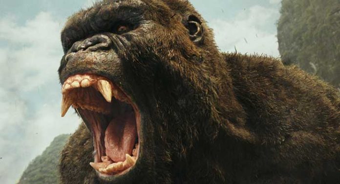 Production still of King Kong from Kong: Skull Island (2017)
