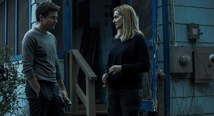 Jason Bateman and Laura Linney in Ozark: Season 1, Episode 9. Photo Credit: Jackson Davis/Netflix