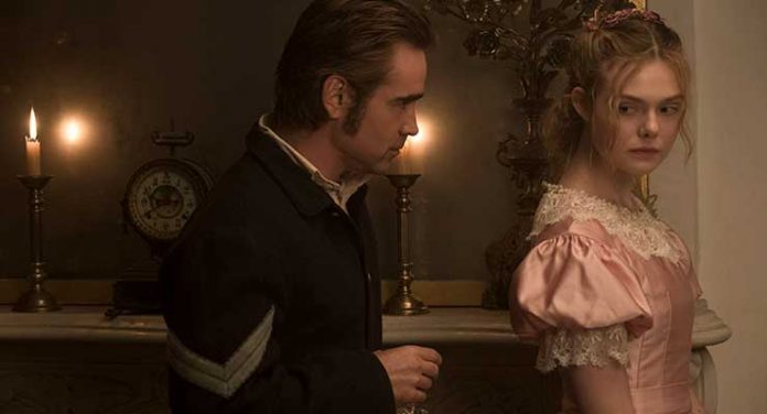 Colin Farrell and Elle Fanning in The Beguiled (2017)