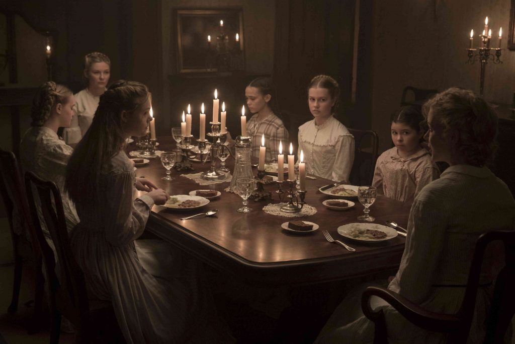 Elle Fanning, Kirsten Dunst, and Nicole Kidman in The Beguiled (2017)