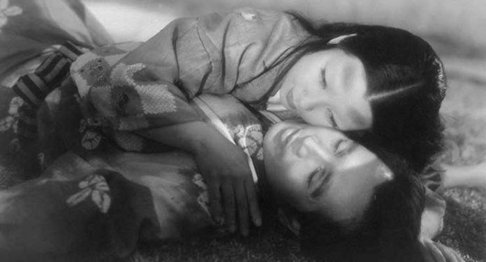 Kyô Machiko and Mori Masayuki in Ugetsu (1953)