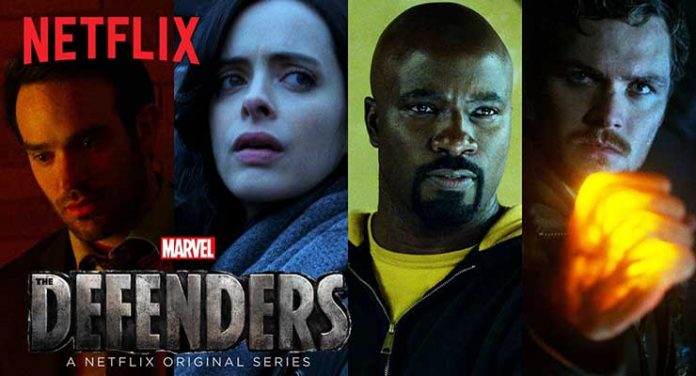 Netflix Original Series Marvel's The Defenders Key Art