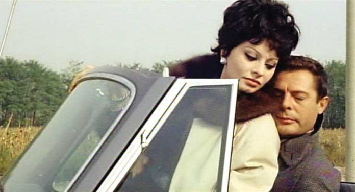 Sophia Loren and Marcello Mastroianni in Yesterday, Today, and Tomorrow (1963)