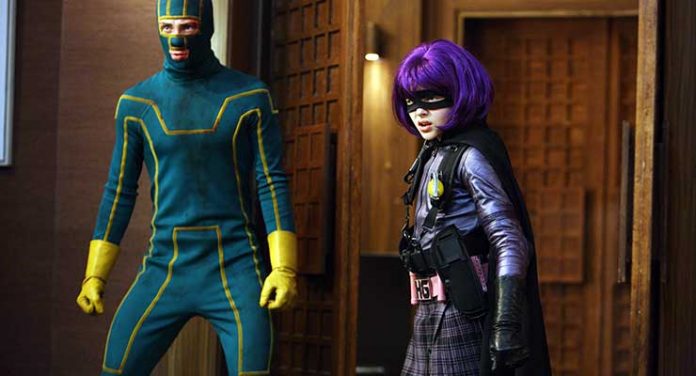 Aaron Taylor-Johnson and Chloë Grace Moretz in Kick-Ass (2010) on 4K Ultra HD Blu-ray from Lionsgate