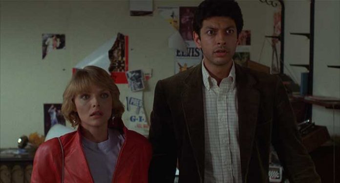 Michelle Pfeiffer and Jeff Goldblum in Into the Night (1985)
