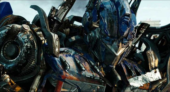 A scene from Transformers: Dark of the Moon (2011)