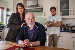 UNFORGOTTEN PICTURE SHOWS: Martin (PETER EGAN), DCI Cassie Stuart (NICOLA WALKER) and Adam (JASSA AHLUWALIA)
