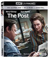 The Post 4K Ultra HD + Blu-ray + Digital (Fox) Packshot