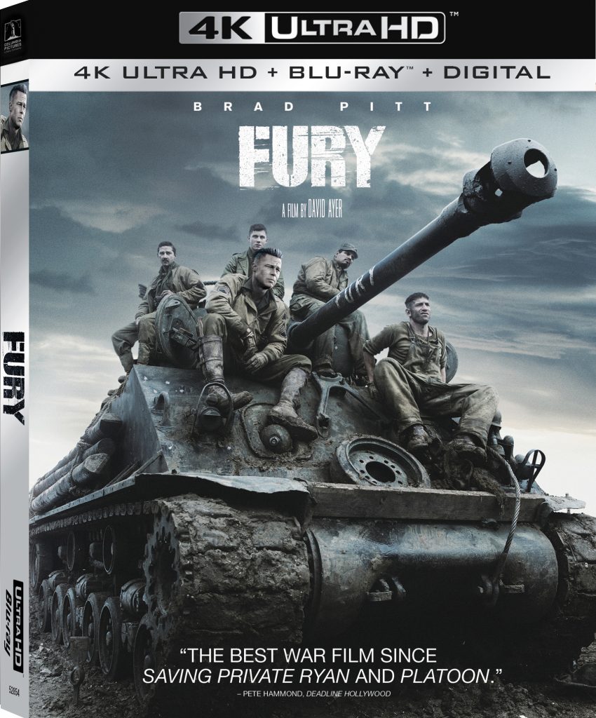 Fury 4K Ultra HD Combo Pack Fury 4K Ultra HD + Blu-ray + Digital (Sony) Packshot