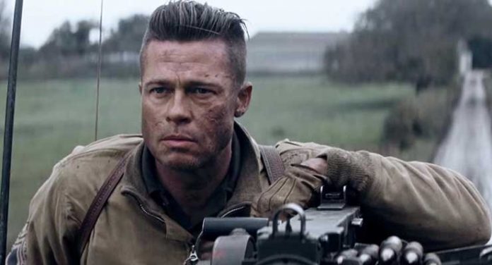 Brad Pitt in Fury (2014)