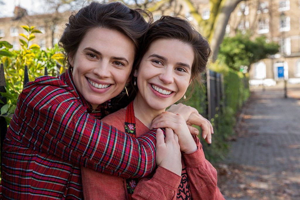 Still of Hayley Atwell and Philippa Coulthard in Howards End