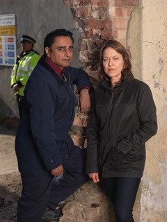 Unforgotten Picture shows: DS Sunil 'Sunny' Khan (SANJEEV BHASKAR) and DCI Cassie Stuart (NICOLA WALKER)