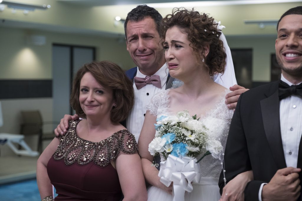 Rachel Dratch and Adam Sandler in The Week Of (2018). Photo Credit: Macall Polay/Netflix