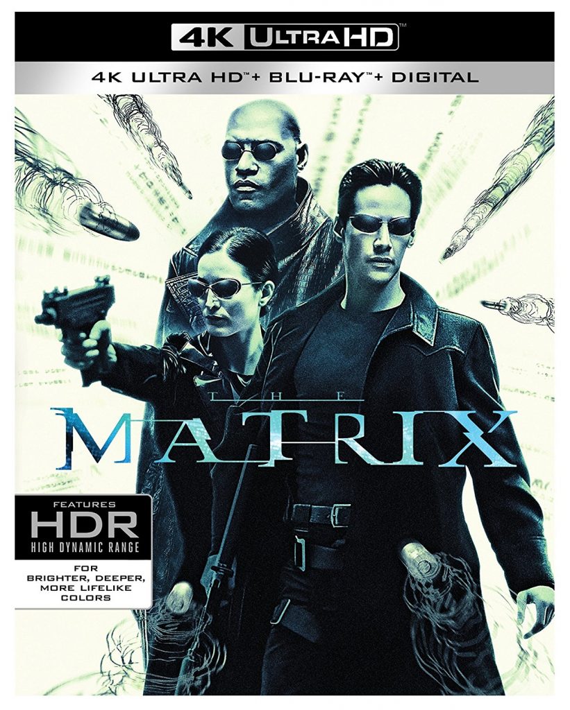 The Matrix 4K Ultra HD + Blu-ray + Digital (Warner Bros.) Cover Art