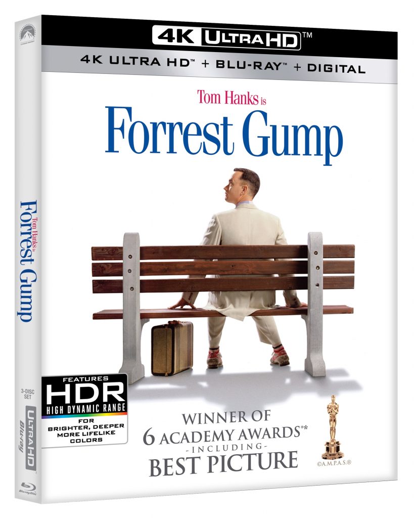 Forrest Gump 4K Ultra HD Combo Pack (Paramount) Packshot