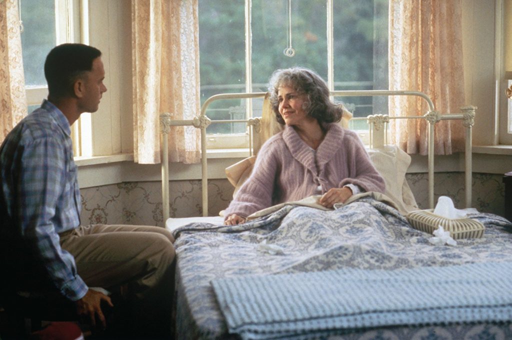 Tom Hanks and Sally Field in Forrest Gump (1994)