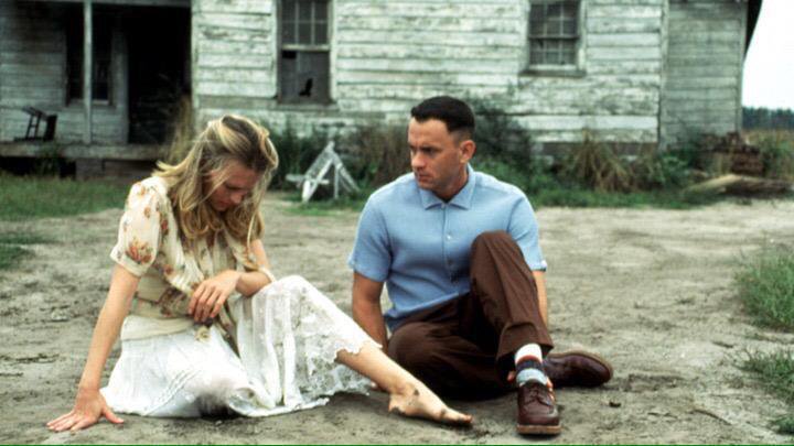 Tom Hanks and Robin Wright in Forrest Gump (1994)