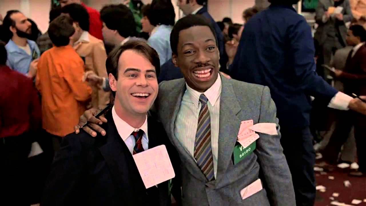 Trading Places Dan Aykroyd and Eddie Murphy in Trading Places (1983)