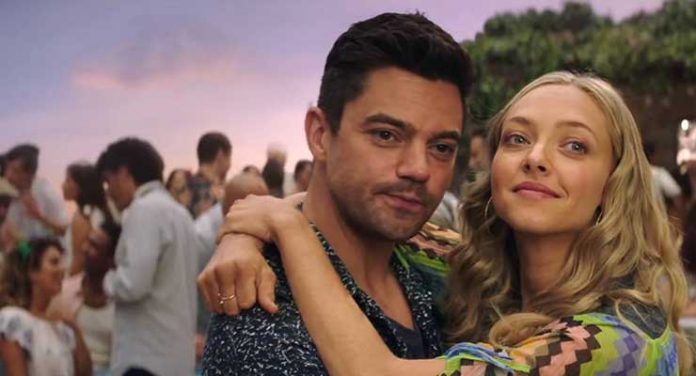 Dominic Cooper and Amanda Seyfried in Mamma Mia! Here We Go Again (2018)