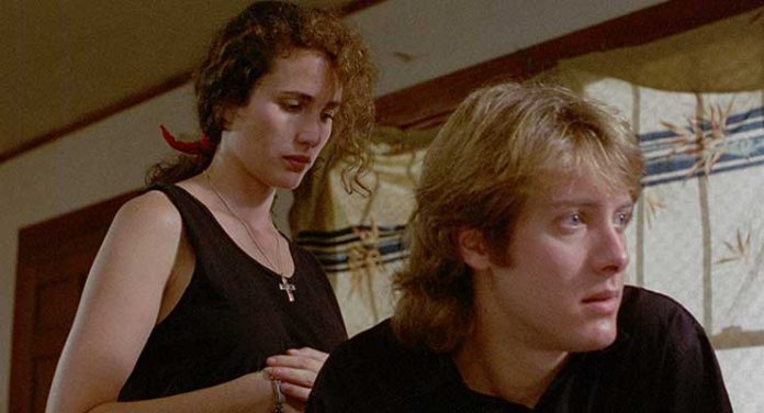 Andie MacDowell and James Spader in Sex, Lies, and Videotape (1989)