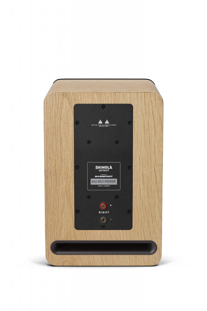 Shinoloa Detroit Barefoot Bookshelf Speakers Shinoloa Detroit Barefoot Bookshelf Speakers Rearview (Natural)