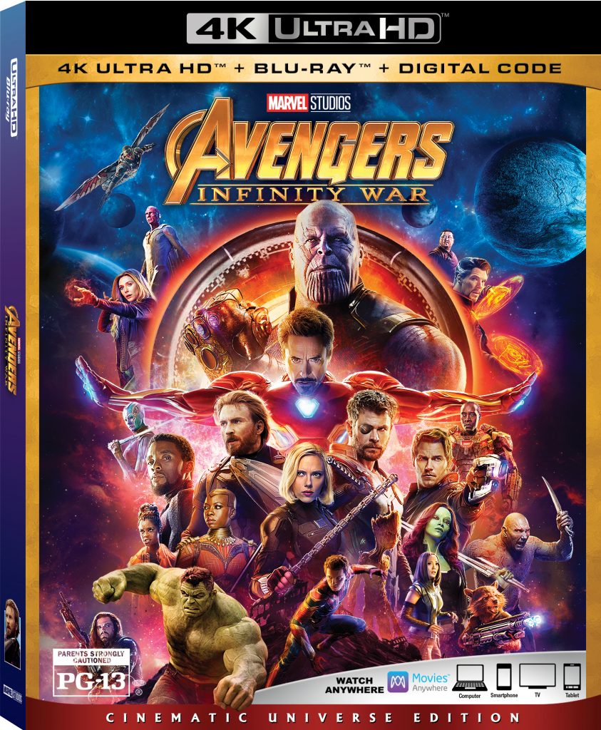 Avengers: Infinity War Avengers: Infinity War 4K Ultra HD Combo Pack (Disney)
