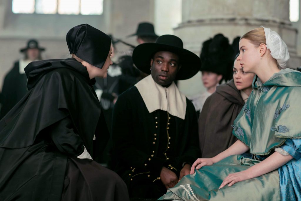 Th Miniaturist Programme Name: The Miniaturist - TX: n/a - Episode: n/a (No. 1) - Picture Shows: Marin Brandt (ROMOLA GARAI), Otto (PAAPA ESSIEDU), Cornelia (HAYLEY SQUIRES), Nella Brandt (ANYA TAYLOR-JOY) - (C) The Forge - Photographer: Laurence Cendrowicz