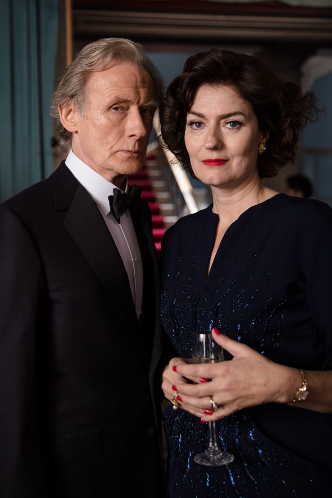 Ordeal by Innocence From left to right: Bill Nighy as Leo Argyll, Anna Chancellor as Rachel Argyll in Ordeal by Innocence