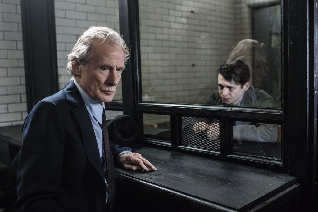 Ordeal by Innocence From left to right: Bill Nighy as Leo Argyll, Anthony Boyle as Jack Argyll in Ordeal by Innocence