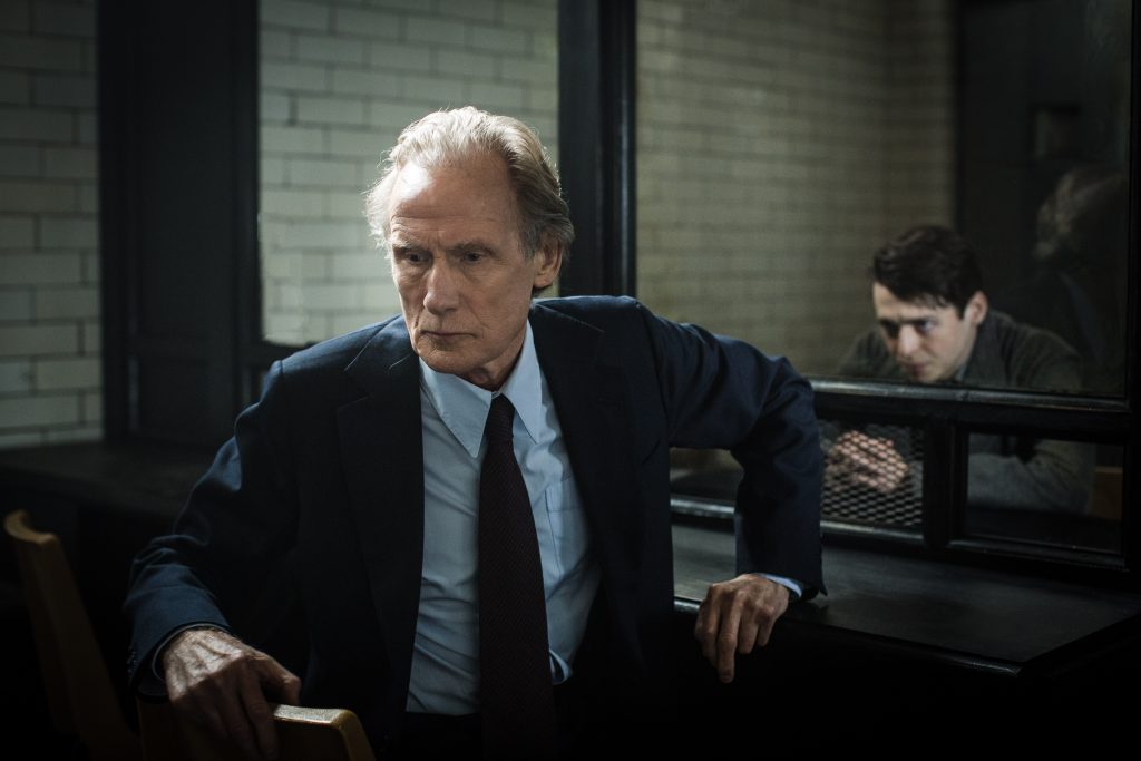 Ordeal by Innocence From left to right, Bill Nighy as Leo Argyll, Anthony Boyle as Jack Argyll in Ordeal by Innocence