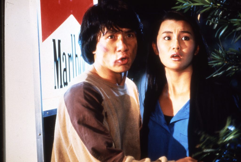 Police Story Jackie Chan and Maggie Cheung in Police Story (1985)